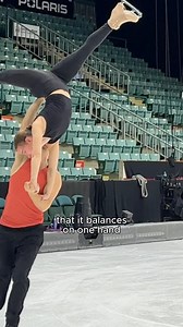 How do you do a drape handstand? Crystal by Cirque du Soleil 🤸⛸️ : Michael Helgren & Shalena Rau | Cirque du Soleil
