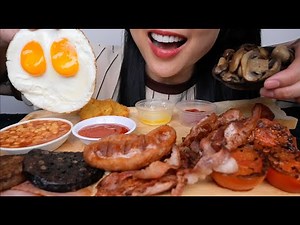 (RE-DO) FULL ENGLISH BREAKFAST (ASMR EATING SOUNDS) NO TALKING | SAS-ASMR