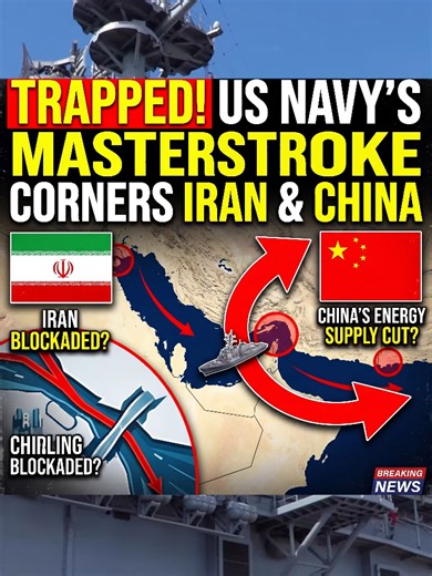 A Catastrophic Miscalculation: How The US Navy Trapped Both Iran And China A massive geopolitical earthquake is sending shockwaves from the Middle East all the way to Beijing. According to a revealing April 15th report published by The Hill, Communist China is officially breaking its long-held silence on the conflict involving Iran. For weeks, the Chinese government attempted to stay quietly in the shadows while observing the escalating situation. But President Trump's ironclad naval blockade of