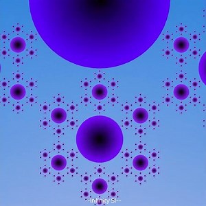 Why does the Sierpinski Circle feel so much more peaceful? 😌🌌 #fractals #visuals #abstract