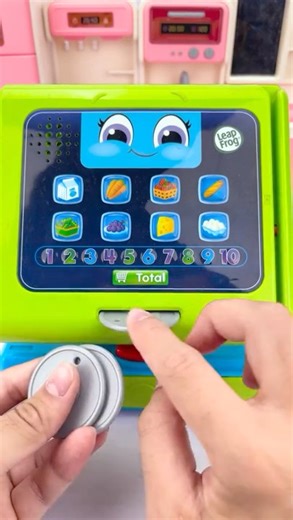 립프로그 카운트 얼롱 계산대 LeapFrog Count Along Cash Register Satisfying with Unboxing & Review Toy ASMR