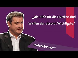 "AKW-Laufzeiten müssen verlängert werden" - Markus Söder im Interview | maischberger