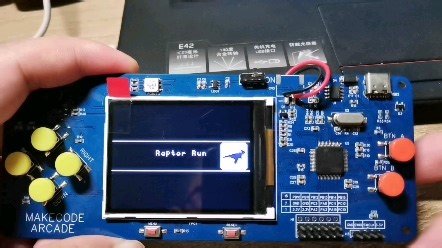 微软Makecode 恐龙跳跳