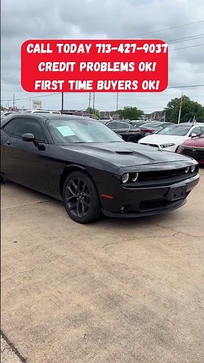 Houston Dealership Offers In House Finance on a Challenger with 44k Miles! #shorts #buyherepayhere