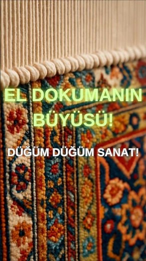 BİR HALI NASIL DOĞAR? EL DOKUMA HALININ BÜYÜSÜ!