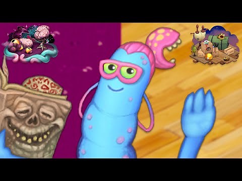 Boo'qwurm - All Monster Sounds & Animations (My Singing Monsters)