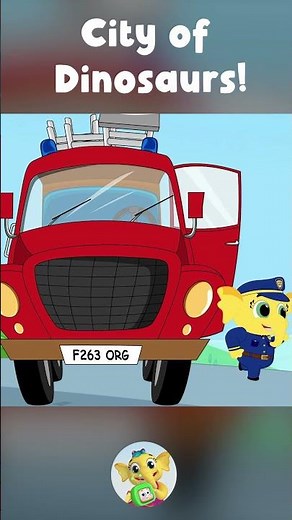 🦕 Emmie & Babie Visit Dino City 🦕 | Wheels on the Bus 🎵