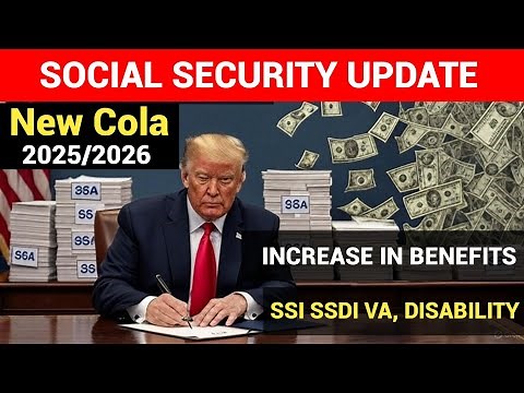 🚨 Alert: Social Security Payments Set to Rise For SSI & SSDI – SSA New COLA for 2025/2026