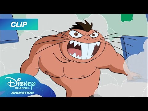 Rufus Turns into the Naked Mole-Rat-Man Monster?! 😱 | Kim Possible | Disney Channel Animation