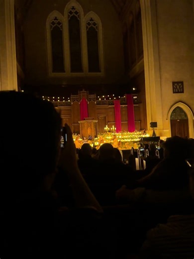 Candle la bra concert in Presbyterian Church ⛪️ 🕯️🤗