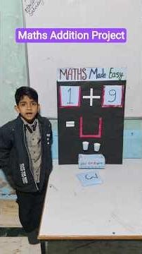 MATHS MADE EASY PRACTICAL MODEL EDUCATION #tranding #activityschool #teaching