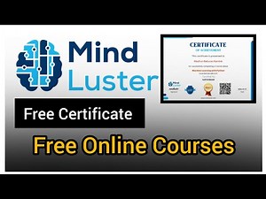 Free Online Courses with Certificates | How to Learn on MindLuster | ‪@Madhuu_k‬