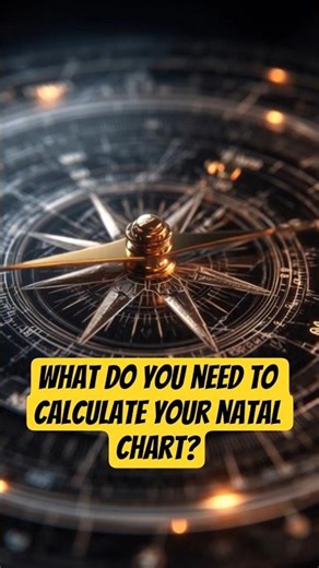 What do you need to calculate your natal chart? #shorts