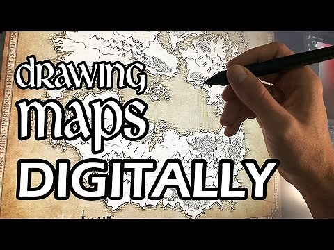 Drawing Digital Maps: A Guide (Photoshop/Gimp)