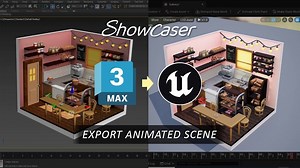 Showcaser 3dsMax 插件！烘焙动画并将其导入到虚幻引擎教程！