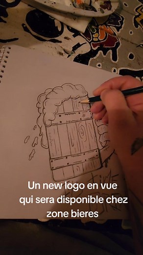 Un logo que jai décider de créer pour mon rack qui se retrouve dans la boutique Zone Bières .. Restez a l'affût pour savoir son apparition !! | Zombya design | Facebook