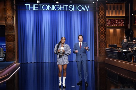 Coco Gauff Crashed The Tonight Show and Brought Her Mini French Open Trophy