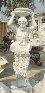 [Hot Item] Ancient Greek Life Size Old Man Marble Statue Stone Male Figure Statue (SY-X1656)