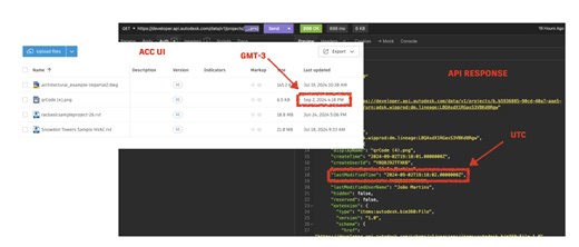 Date and Time through APS APIs
