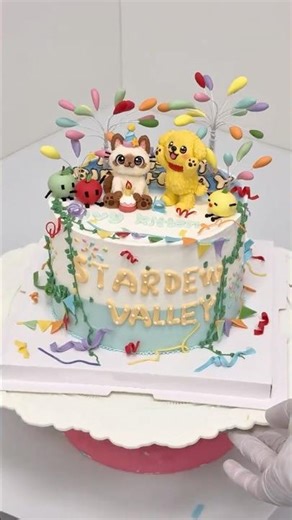 Adorable Cartoon Cake #Cake Decorating Ideas