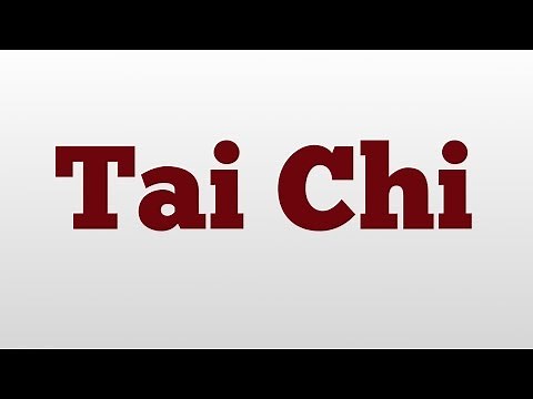 Tai Chi meaning and pronunciation