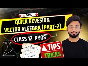 Class 12 Maths |most important pyqs | chap 10 | vector algebra | board 2025-26 | Mcqs| part 2