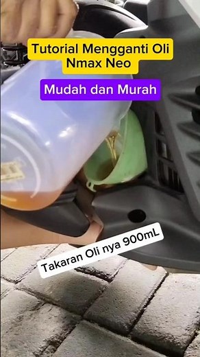 Tutorial Ganti Oli Nmax Neo. Mudah dan Hemat.#gantioli #yamahaindonesia#nmaxneo #rekomendasiolimotor