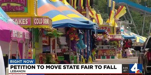 Petition to move state fair to fall