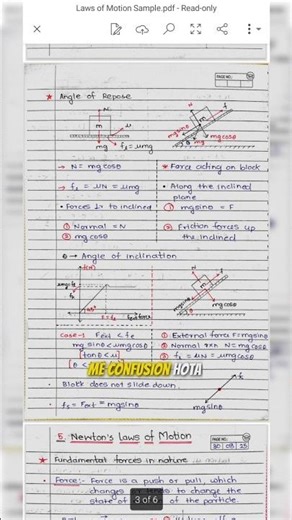NLM Full Chapter: Neat Notes & Shortcuts! 🚀 #JEE2026 #shorts