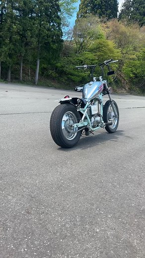 JAZZ乗り、小型バイク乗りの方と繋がりたいなぁ🤔 #JAZZ50 #HONDA #原付 #チョッパーカスタム #東北 #秋田 #原付アメリカン