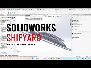 SolidWorks Ship Design: Superstructure Modeling (Part 1) - Professional and clear.