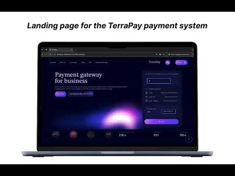 Landing page for the TerraPay payment system
