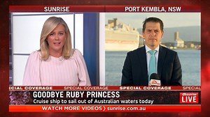 The coronavirus-stricken Ruby Princess cruise ship will sail out of Australian waters today, leaving a wave of devastation behind her. More on this story: https://7news.link/2VsXoP6 | Sunrise