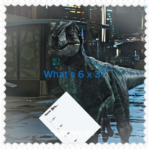 Beta doesn’t know how to multiply 💔🥀 || ii_vixxxx - - - - Tags 😋: #jurassicworld #betajurassicworld #jurassicworlddominion #fyp #meme