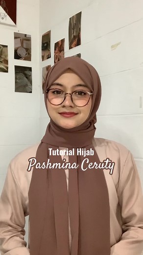Tutorial Hijab Pashmina Ceruty