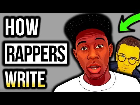 How Rappers Write Their Lyrics! (Tyler The Creator, Eminem, Logic, etc.)