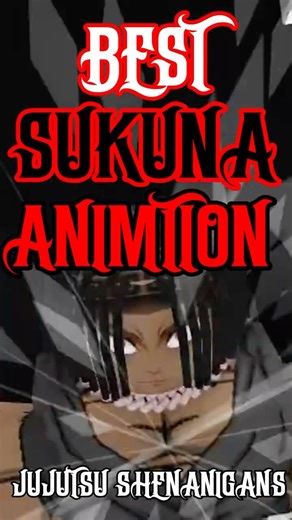 BEST SUKUNA ANIMATION IN JUJUTSU SHENANIGANS!#shorts #anime #roblox #jjk #jjs #sukuna #funny #memes
