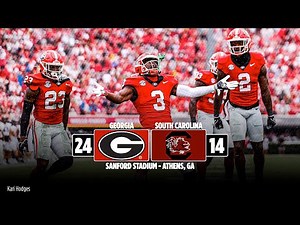Georgia Bulldogs Vs. South Carolina Gamecocks (Full Game) 2023