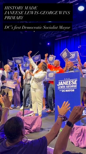 🚨We are watching the radical takeover of America...DC Is About to Elect Its FIRST-EVER Democratic Socialist Mayor - And Her Record Is Even Worse Than You ThoughtJaneese Lewis-George just won the Democratic primary and is now positioned to become the first self-described democratic socialist mayor in Washington, D.C. history.This isn’t some recent conversion. She’s been deep in the radical left for years.She’s a confirmed DSA member who received their endorsement for her 2020 Council race. She b