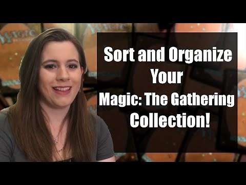 Sorting and Organizing a Magic: The Gathering Card Collection | Simply Deb |