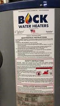Bock oil fired water heater lockout