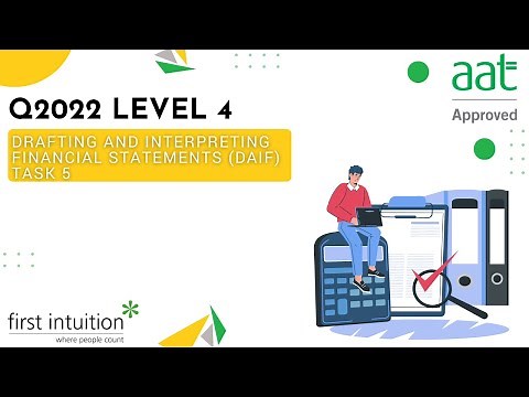 AAT Q2022 Level 4 Drafting and Interpreting Financial Statements (DAIF) Task 5 - First Intuition