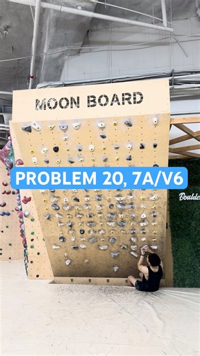 PROBLEM 20, 7A/V6 , 40° MoonBoard, MoonBoard 2016 setup, set by lucas Dourdourekas