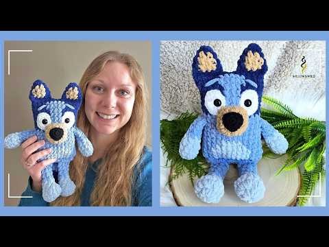 Free BLUEY Crochet Pattern Tutorial