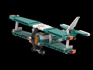 Biplane - A DUAL Lego Technic 42117 alternate build