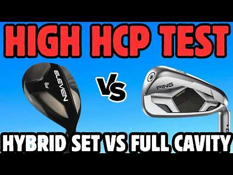 ELEVEN Hybrid Set vs Oversized IRON Set #hybrids #golfclubs #golf