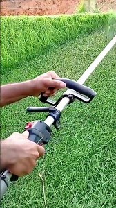 Efficient Grass Trimming Using a High-Speed Rotary Cutter