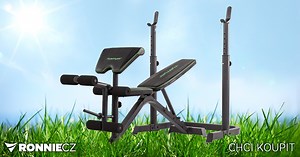 Posilovací lavice Tunturi WB50 Mid Width Weight Bench, Tunturi