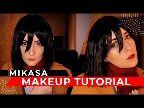 ATTACK ON TITAN | Mikasa cosplay makeup tutorial
