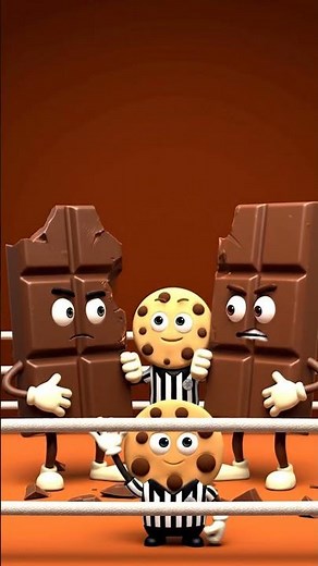 Chocolate Wrestling Match 🍫🥊 | Funny Candy Animation